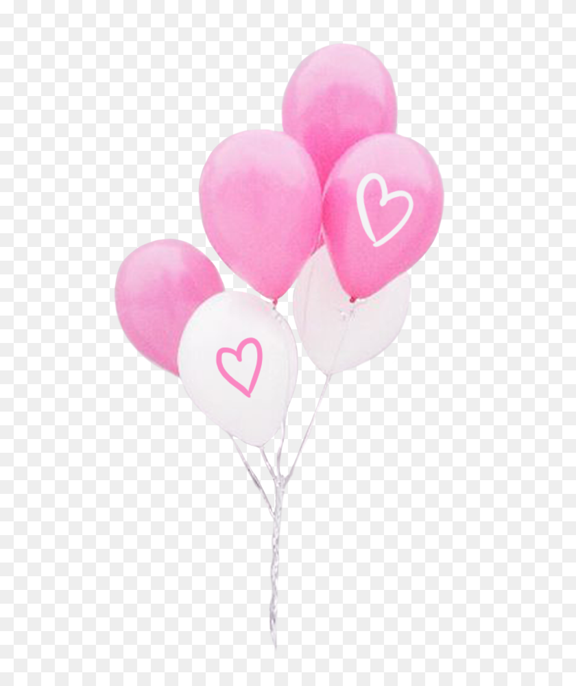 Lovely Girly Hearts Corazones Tiara 3d Whatsapp Pink - Balloon, HD Png ...