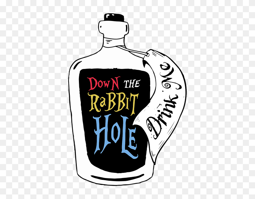 Download Down The Rabbit Hole Vector - Illustration, HD Png ...