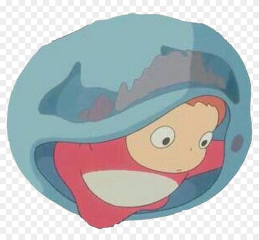 Ponyo Ghibli Studio Drawing Cute , Png Download - Ponyo Stickers