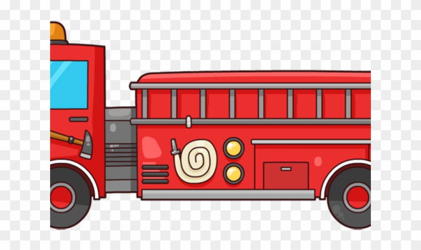 Fire Truck Clipart Bumbero - Clip Art Fire Truck Png, Transparent Png ...