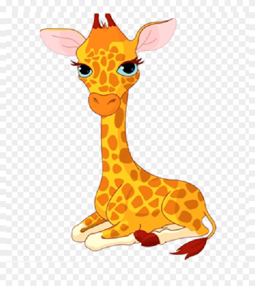 Cartoon Baby Giraffes Png Image With Transparent Background - Cartoon ...