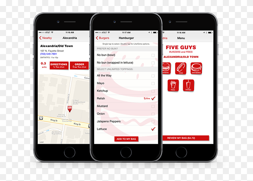 Five Guys Mobile App