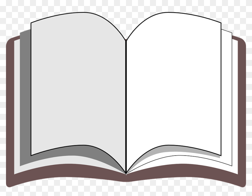 Book Open Pages Reading Reader Empty Plain Open Book Clipart Transparent Background Hd Png Download 960x702 Pinpng