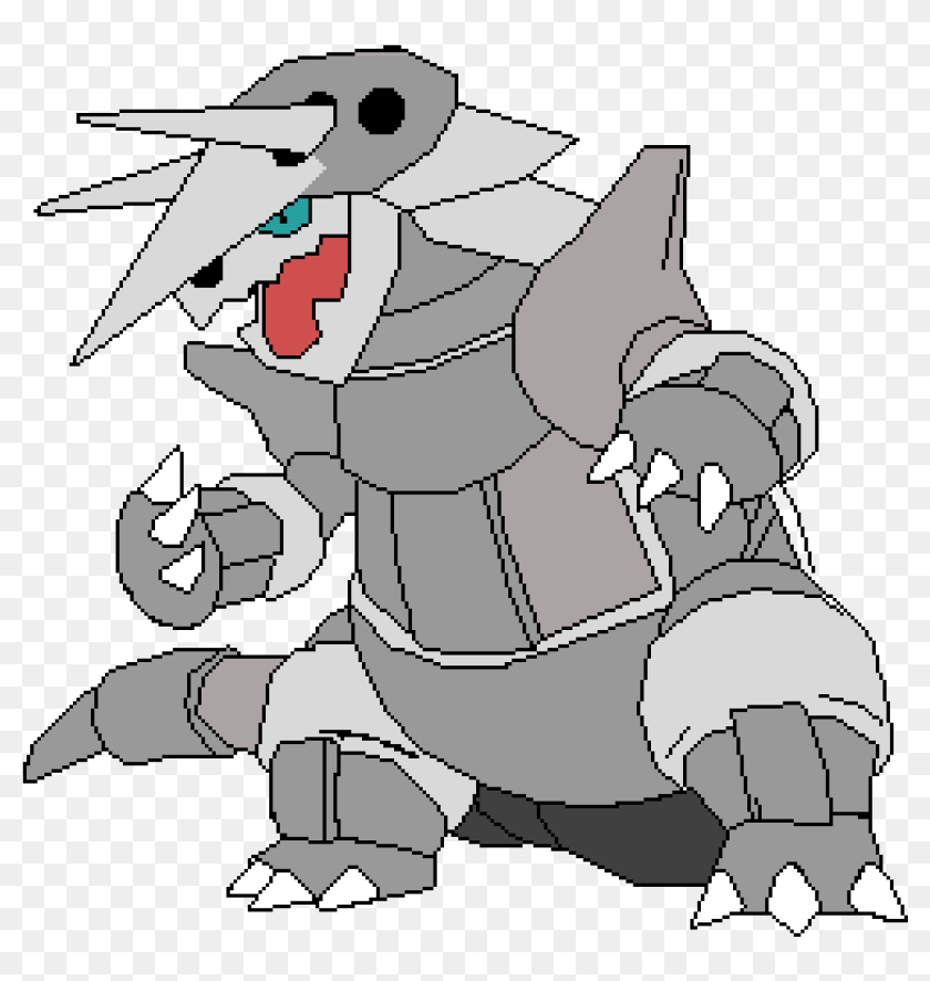 Aggron - Pokemon - Steel Type Pokémon, HD Png Download - 1000x1000 ...