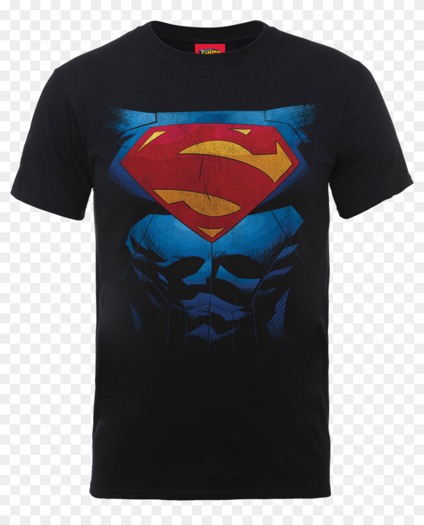 Superman Dc Pectacular Logo Official Black Unisex T - Tricko Superman ...