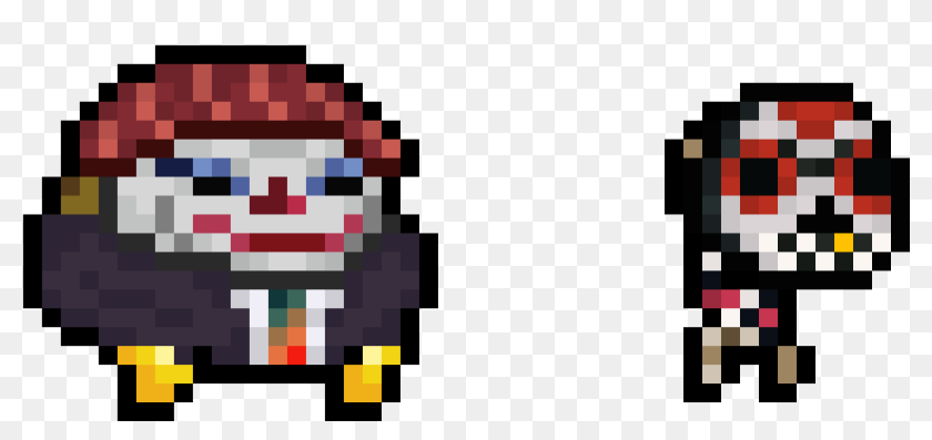 Last Two Characters I Was Missing For The Payday 2 - Pink Guy Pixel Art ...