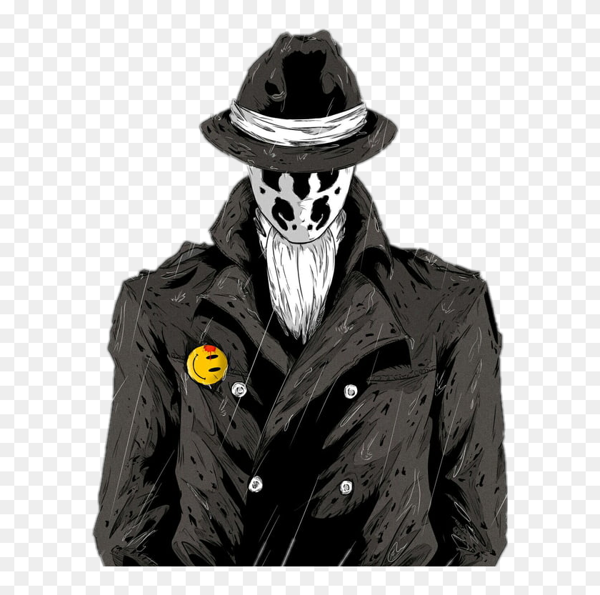 #rorschach #watchmen - Costume Hat, HD Png Download - 583x753 (#6414234 ...