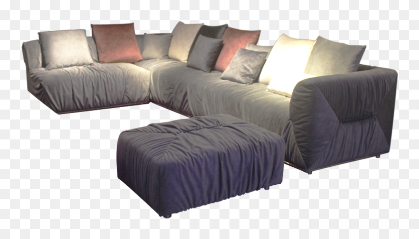 Latest Design Living Room Fabric Sofa Set - Cushion, HD Png Download ...