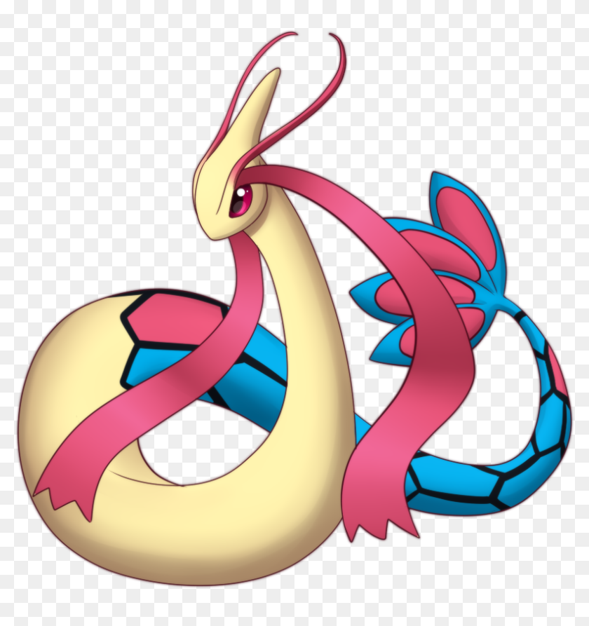 Milotic - Illustration, HD Png Download - 873x849 (#6457404) - PinPng