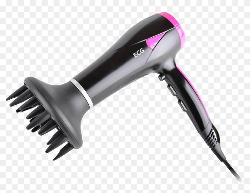 Ecg Vv - Hair Dryer, HD Png Download - 2000x1456 (#6470442) - PinPng