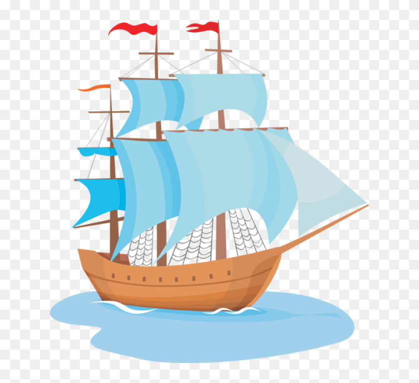 Explorer Clipart Wooden Ship - Sailing Ship Clipart, HD Png Download ...