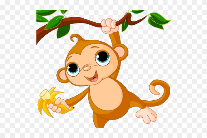 Monkey On Tree Clipart, HD Png Download - 640x480 (#6476589) - PinPng