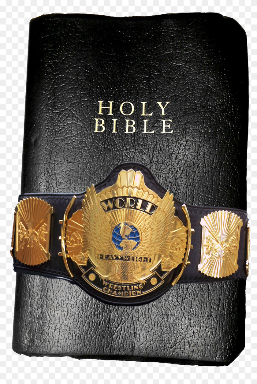 a-wrestling-championship-belt-around-a-bible-badge-hd-png-download