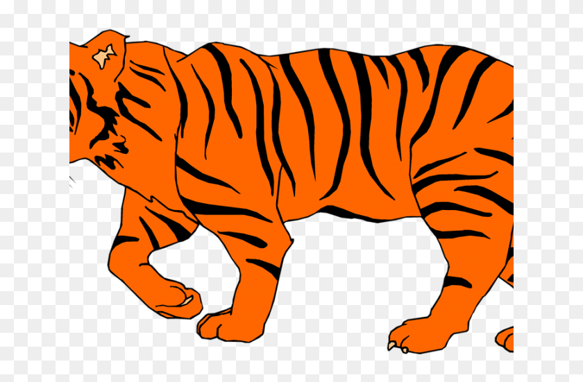 Bengal Tiger Clipart - Tiger Clipart, Hd Png Download - 640x480 