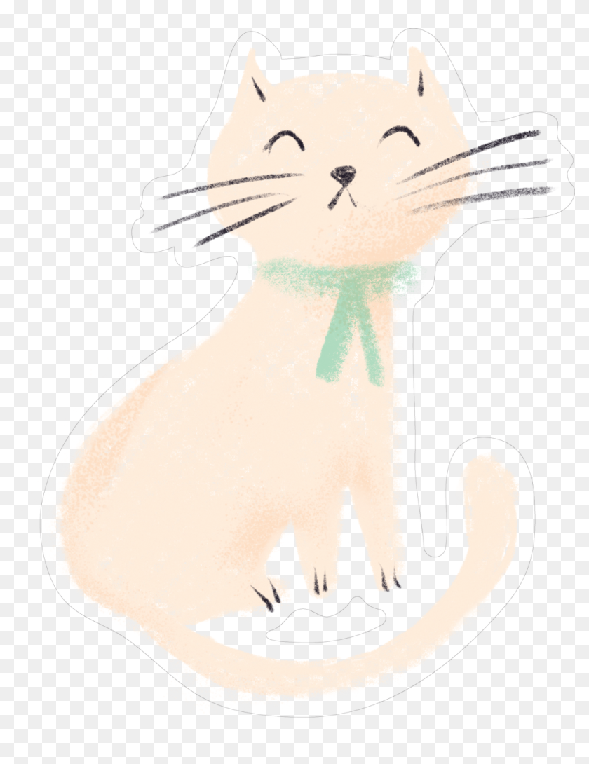 Our House Cat Print And Cut File Illustration Hd Png Download