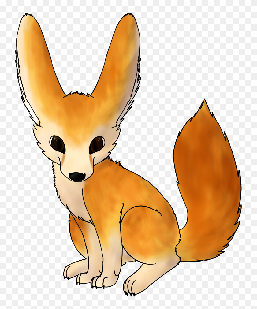 Fennec Fox, HD Png Download - 741x930 (#6554889) - PinPng