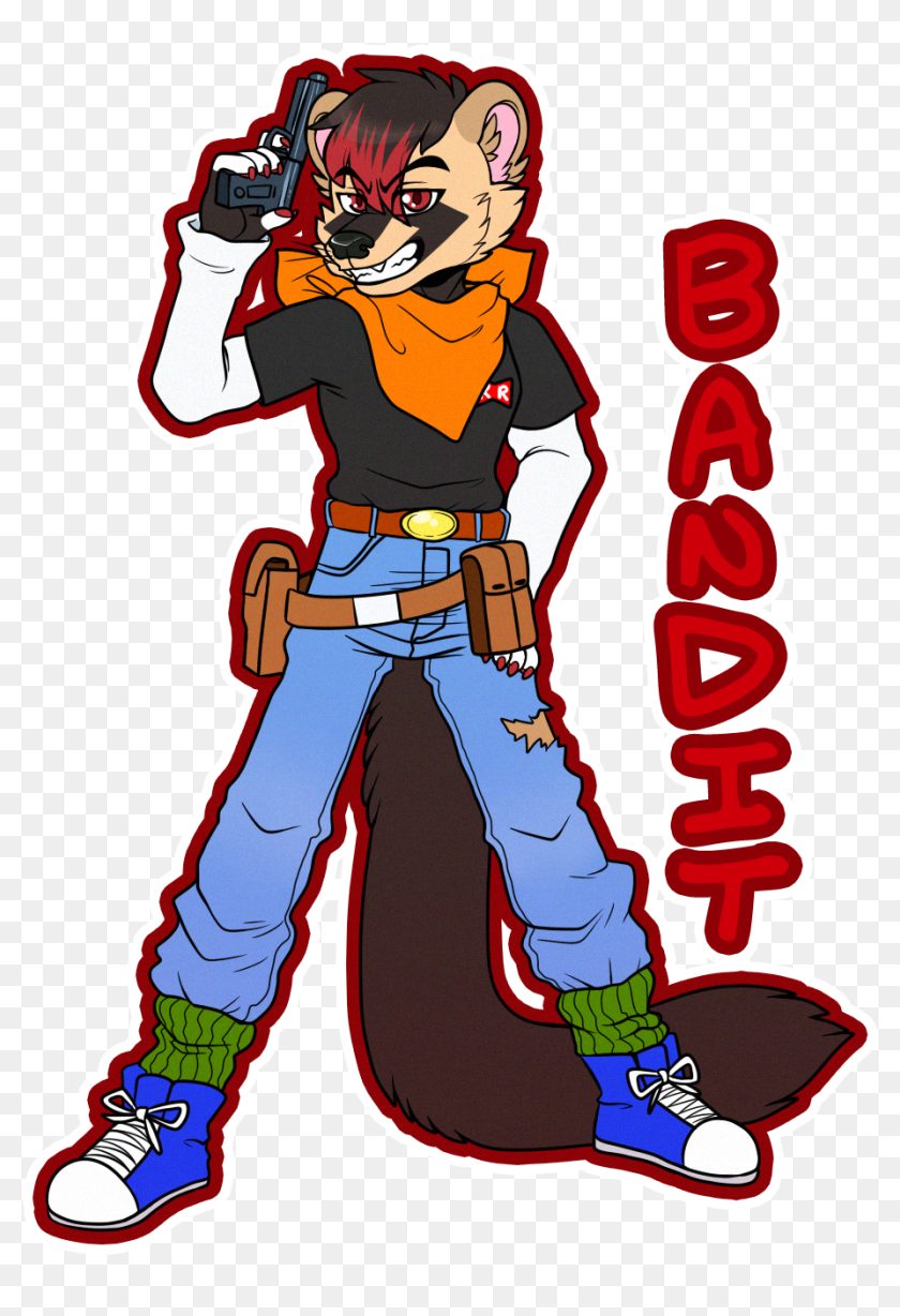 Android 17 - - Bandit - Cartoon, HD Png Download - 1000x1400 (#6586349