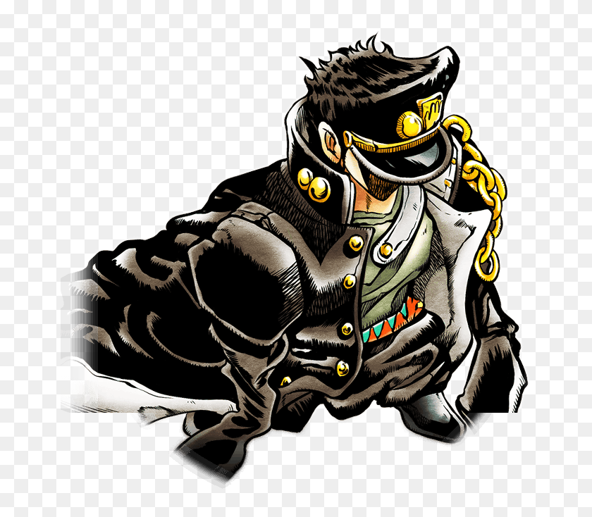 Unit Jotaro Kujo - Jotaro And Star Platinum Png, Transparent Png, free png  download