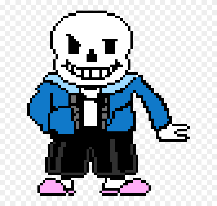 Stupid Swap Sans Sprite Sans Pixel Art Hd Png Download 650x730 Pinpng