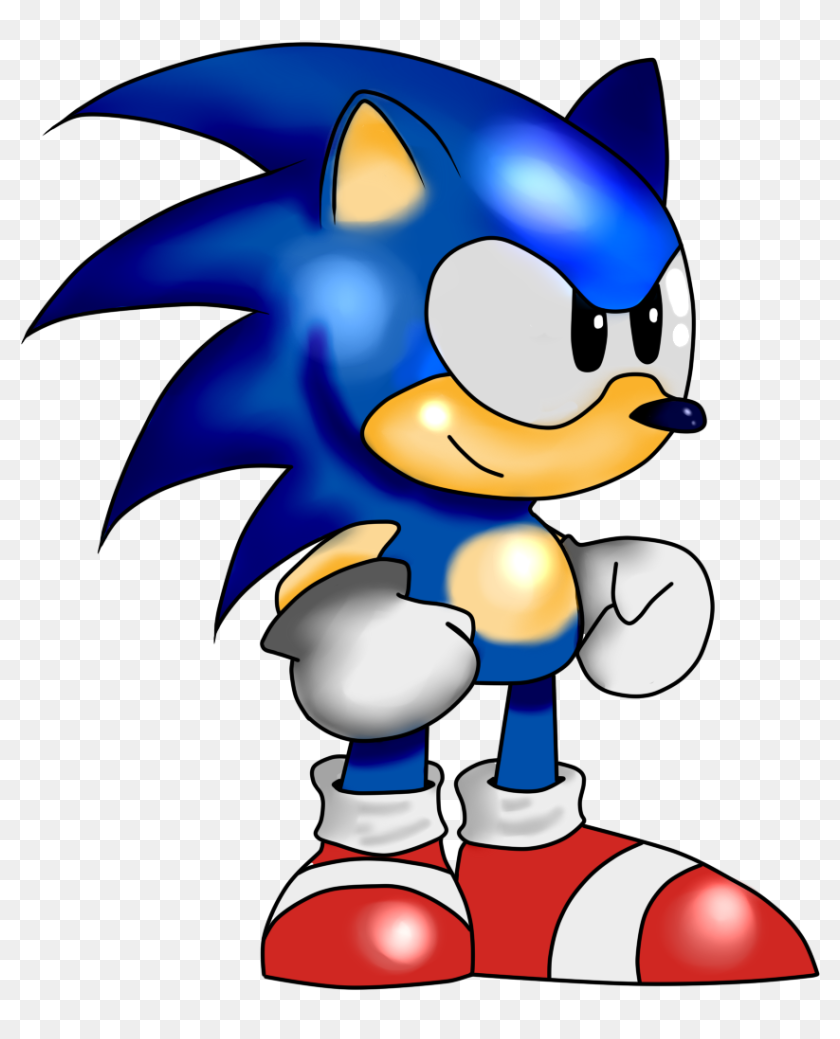 Transparent Sprites Sonic Banner Royalty Free Stock - Classic