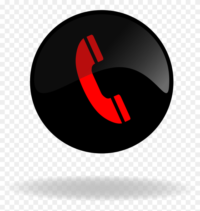 Call Call Button Black And Red Png Image Clipart , - Red Call Button ...