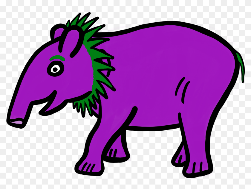 Zoey, The Tapir, Is A Member Of The Endangered Species, HD Png Download ...