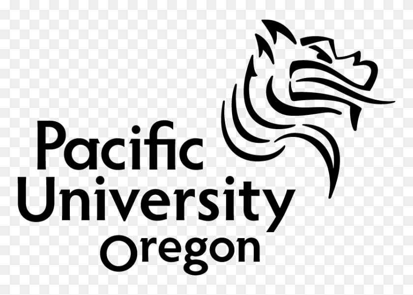 Pacu Logo Blk-768x521 - Pacific University, HD Png Download - 768x521 ...