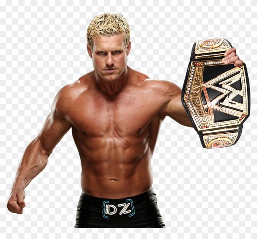 Wwe Dolph Ziggler With New Wwe Championship 13 By Dolph Ziggler United States Champion Hd Png Download 981x768 Pinpng