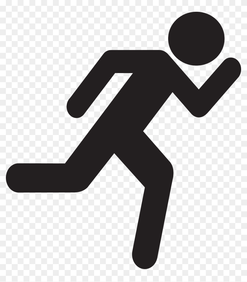 Stick Figure Stick Man Running Clip Art - Running Stick Man Png ...