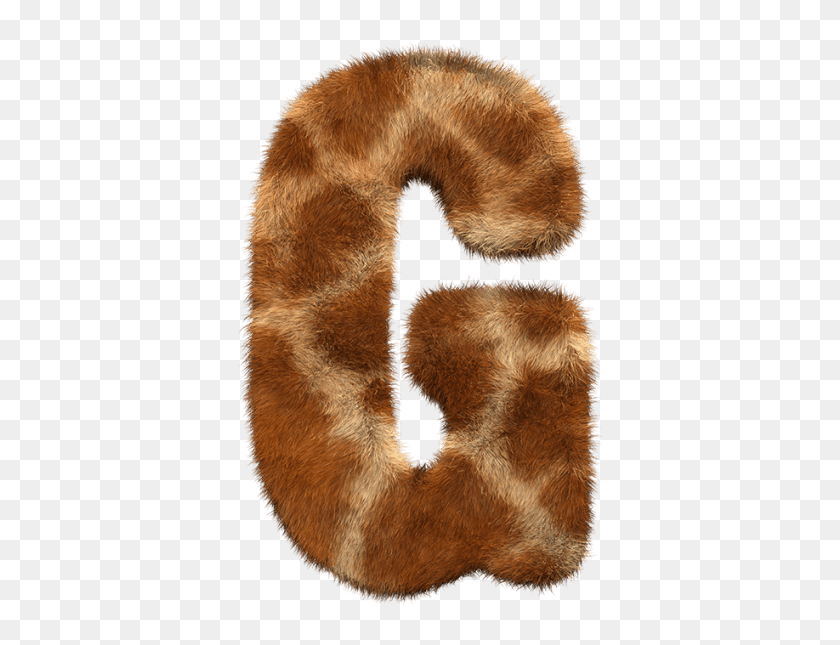 Giraffe Font - Plush, HD Png Download - 595x595 (#6714847) - PinPng