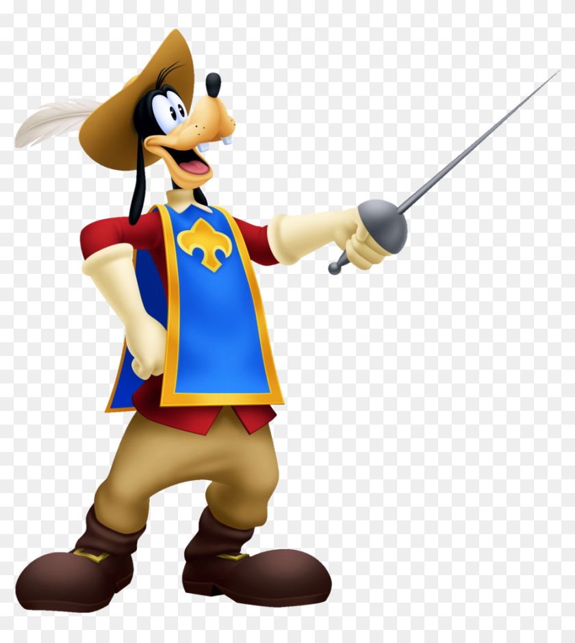 Рay Attention To Kingdom Hearts 3d Clipart - Three Musketeers Cartoon