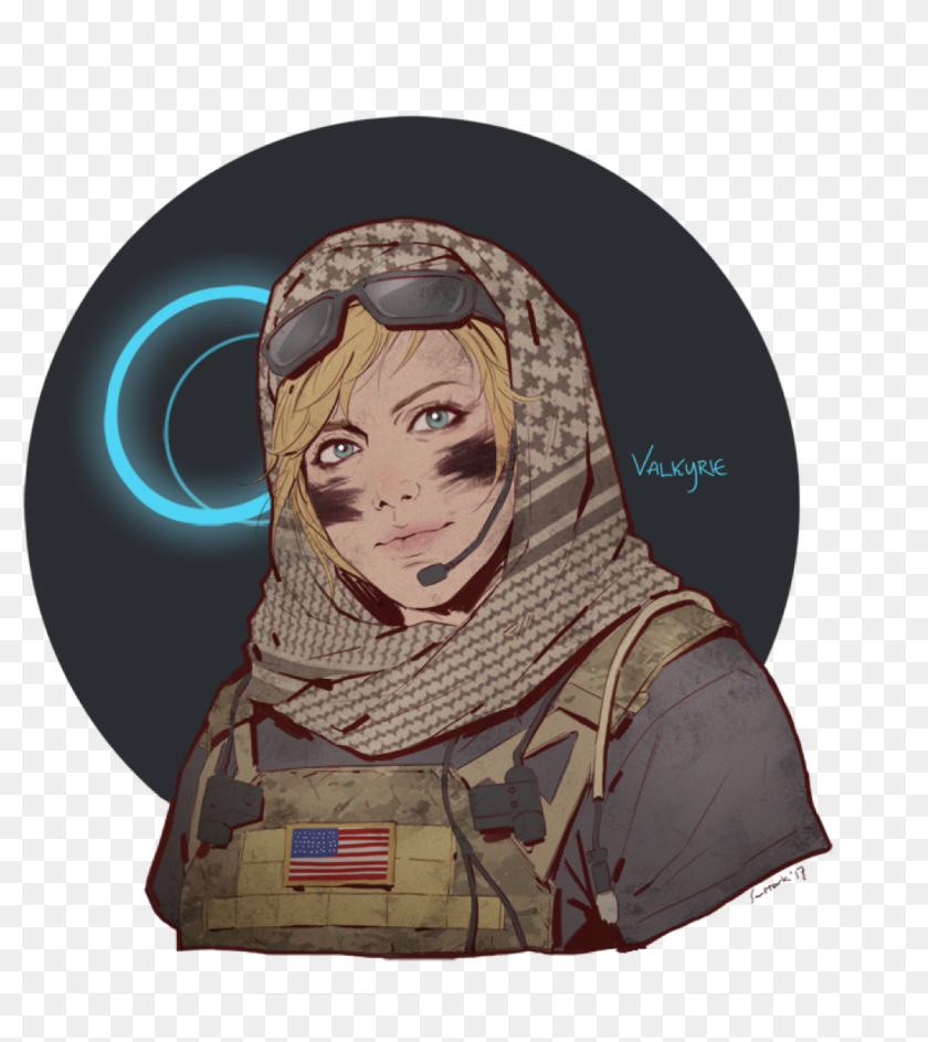 Rainbow Six Siege Valkyrie Fanart, HD Png Download 