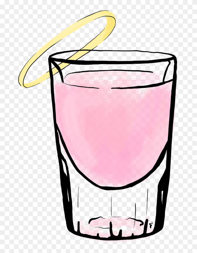 Shot Clipart Highball Glass - Pink Shot Glass Clipart, HD Png Download ...