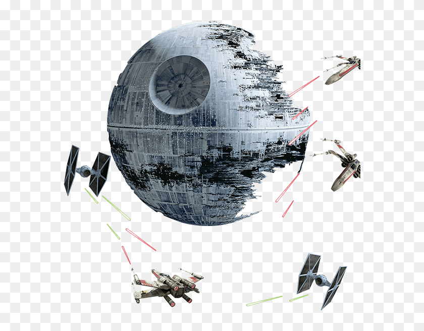 Death Star Battle - Star Wars Death Star Sticker, HD Png Download ...