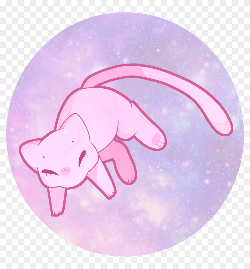 Mew By Alounea On Deviantart Svg Royalty Free Download - Mega Evolução Do  Mew - 1024x1105 PNG Download - PNGkit