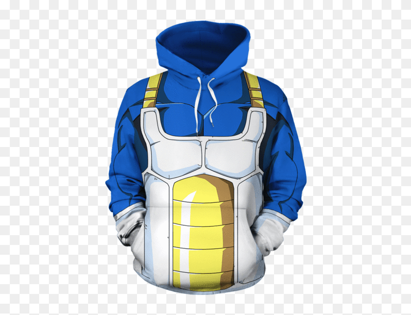 Dragon Ball Z Saiyan Armor Hoodie HD Png Download 700x700