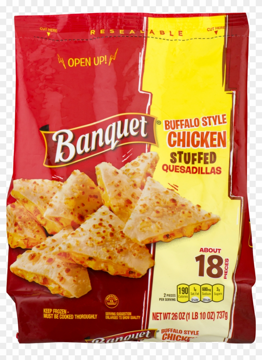 Banquet Buffalo Style Chicken Stuffed Quesadillas Frozen Hd Png