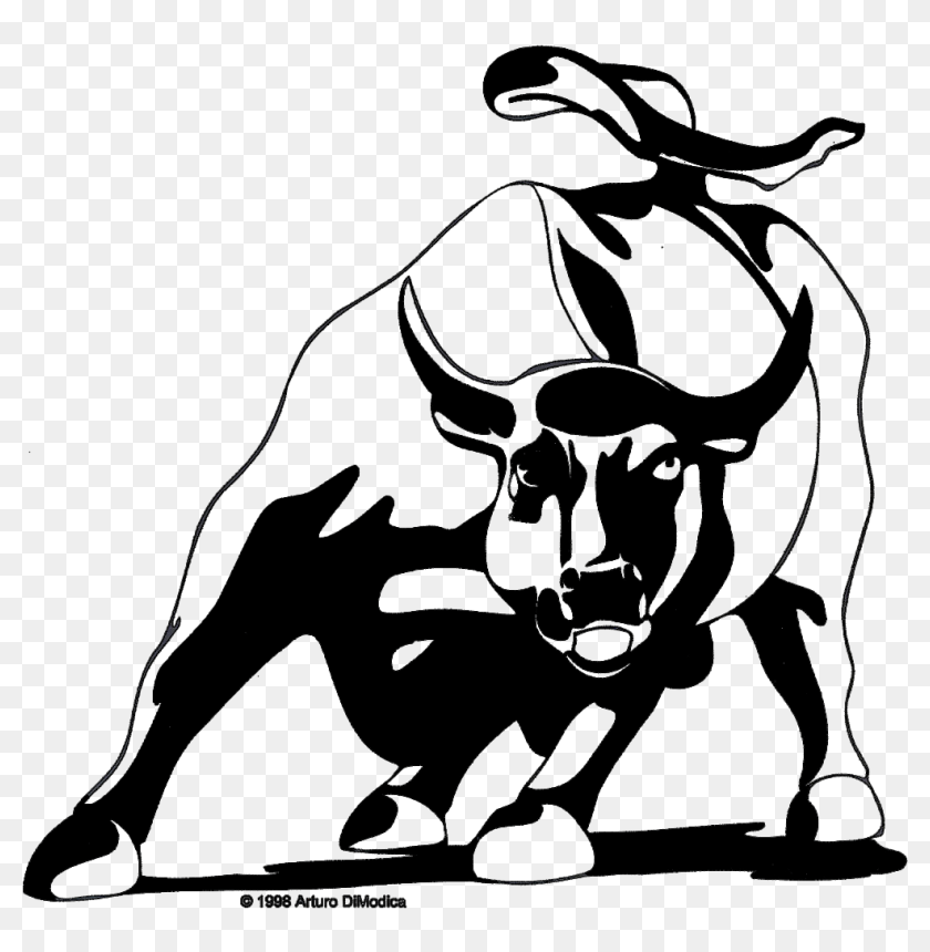 wall street bull clipart