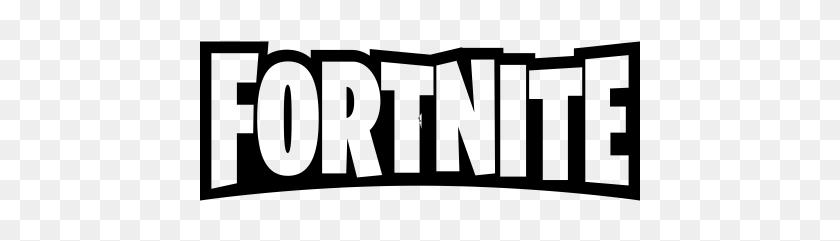 Pegatina Fortnite Logo Silueta Letras - Fortnite Logo Png, Transparent ...