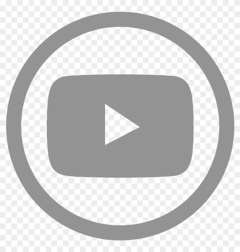 Youtube Computer Icons Logo Image Social Media Youtube Icon Vector Grey Hd Png Download 958x958 Pinpng