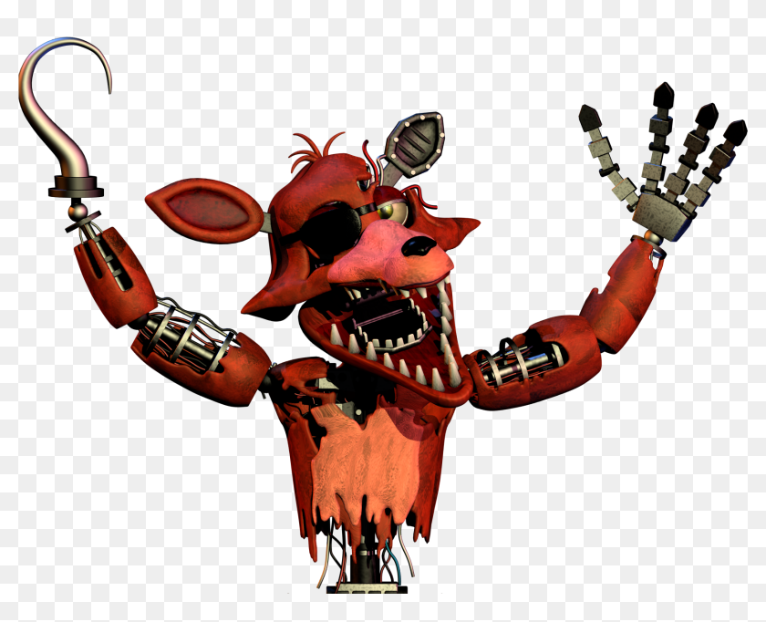 foxy When He Jumpscares You In Fnaf - Fnaf Foxy Png, Transparent