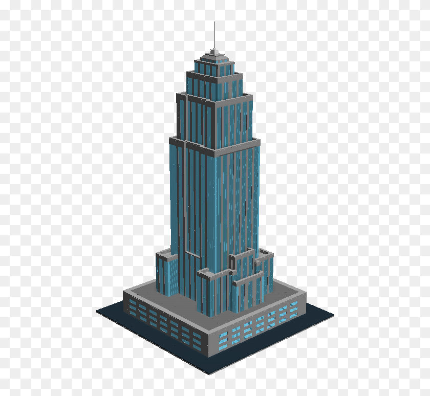 Ucs Empire State Building - Tower Block, HD Png Download - 466x694 ...