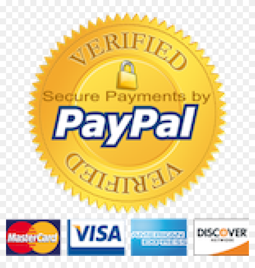 Payment Paypal Logo Label - We Accept All Major Credit Cards Vector, HD ...