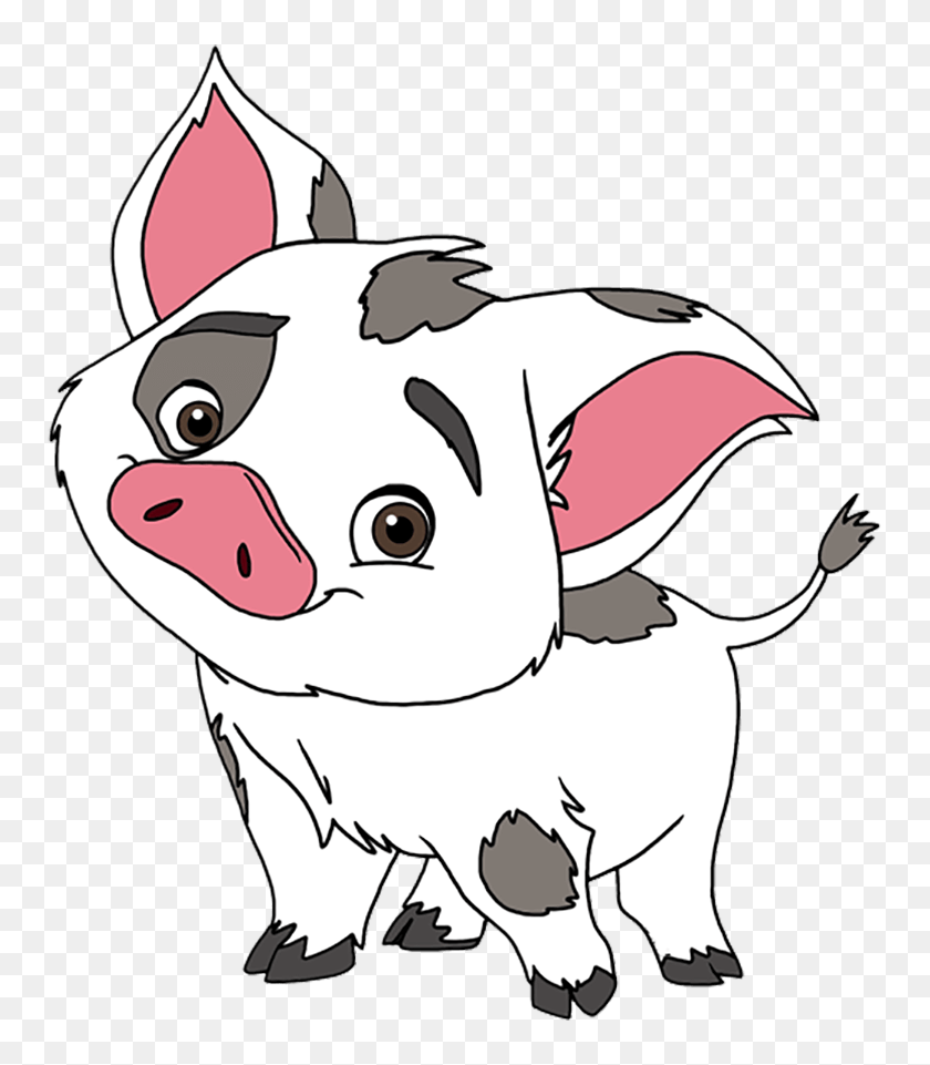 Moana With Her Pig Clipart Full Size Clipart 5235729 Pinclipart | Porn ...