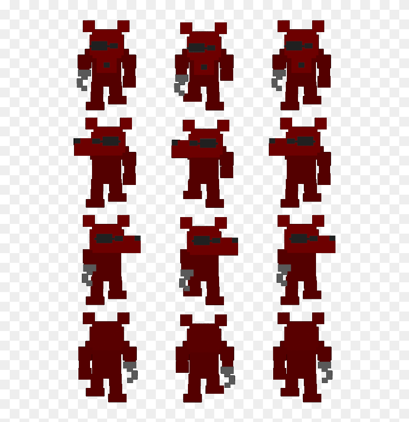 Foxy Transparent 8 Bit - Fnaf Mini Game Freddy, HD Png Download ...