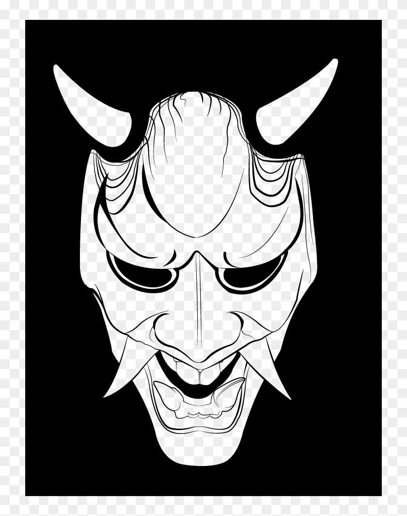 Oni Mask Png, Transparent Png - 738x983 (#6855765) - Pinpng