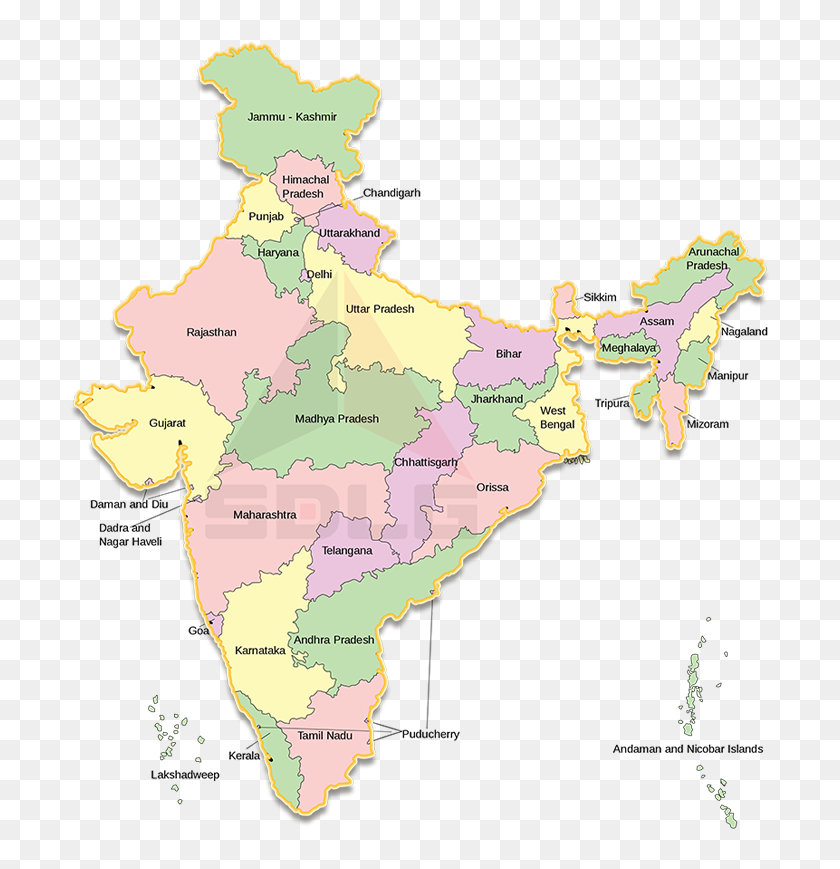 Manipal On India Map, HD Png Download - 780x862 (#6859985) - PinPng