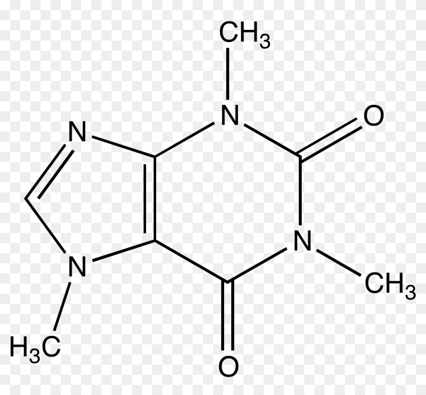 Molecule Of Coffee, HD Png Download - 998x878 (#6864580) - PinPng