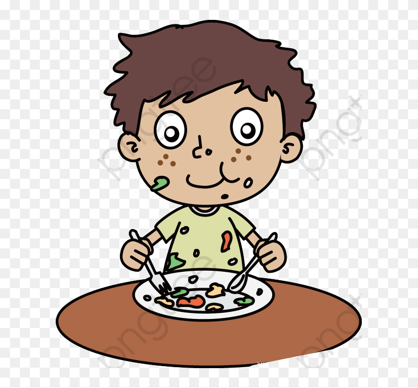 Eat A Messy Boy, Boy Clipart, Hunger, Delicious Png - Boy Eating Messy ...