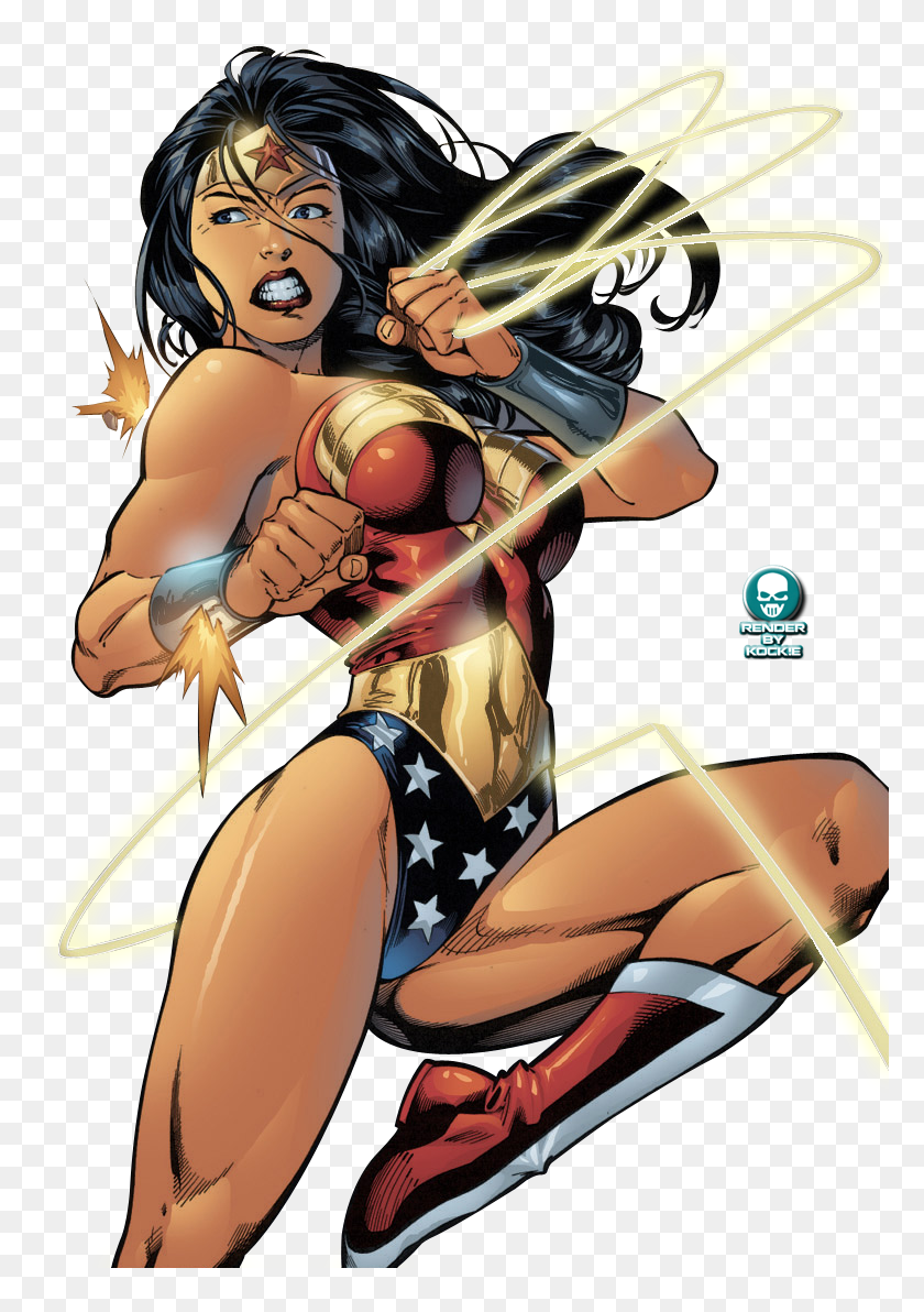 Black Female Wonder Woman, HD Png Download - 800x1150 (#6880270) - PinPng